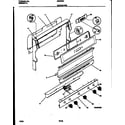 White-Westinghouse GF670RXW2 backguard diagram