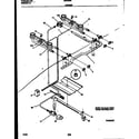 White-Westinghouse GF670RXW2 burner, manifold and gas control diagram