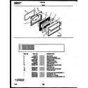 White-Westinghouse GF670RXW2 door parts diagram