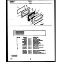 White-Westinghouse GF630RXD2 door parts diagram