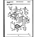 White-Westinghouse LA450AXW2 cabinet parts diagram