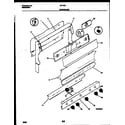 White-Westinghouse GF740ND7 backguard diagram