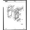 White-Westinghouse RT219PCD1 door parts diagram