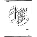 White-Westinghouse PRT217MCH3 door parts diagram