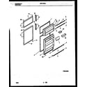 White-Westinghouse WRT18FGAW1 door parts diagram