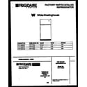 White-Westinghouse PRT173MCW3 cover page diagram
