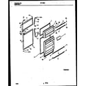 White-Westinghouse RT178SCD1 door parts diagram