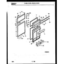 White-Westinghouse RT216PCD1 door parts diagram