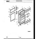 White-Westinghouse WRT21BGAZ0 door parts diagram