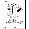 White-Westinghouse WRT21BGAZ0 system and automatic defrost parts diagram