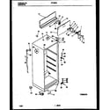 White-Westinghouse RT185NCW2 cabinet parts diagram