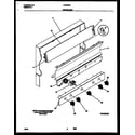 White-Westinghouse GF420RXW3 backguard diagram