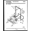 White-Westinghouse WDB212RBM0 power dry and motor parts diagram
