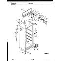 White-Westinghouse WRT14CGAW0 cabinet parts diagram