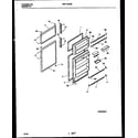 White-Westinghouse WRT13CGBD0 door parts diagram