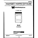White-Westinghouse WDG846RBD0 null diagram