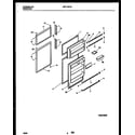 White-Westinghouse WRT18CVAY1 door parts diagram