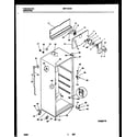 White-Westinghouse WRT18CVAY1 cabinet parts diagram