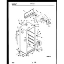 White-Westinghouse WRT18CVAY1 cabinet parts diagram