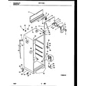 White-Westinghouse WRT17DRBD1 cabinet parts diagram