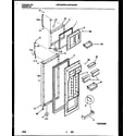 White-Westinghouse WRT24QRBD0 door parts diagram