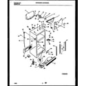 White-Westinghouse WRT24QRBD0 cabinet parts diagram