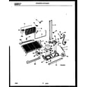 White-Westinghouse WRT24QRBD0 system and automatic defrost parts diagram