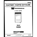 White-Westinghouse WDE646RBSW0 null diagram