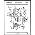 White-Westinghouse WWX433RBD0 cabinet parts diagram
