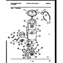 White-Westinghouse WWX433RBD0 tub detail diagram