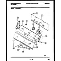 White-Westinghouse WWX433RBD0 console and control parts diagram