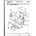 White-Westinghouse WWX443YBW0 console and control parts diagram