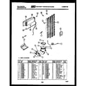 Kelvinator TGK160AN6F system and automatic defrost parts diagram