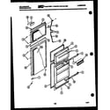 Kelvinator TMK160EN0T door parts diagram