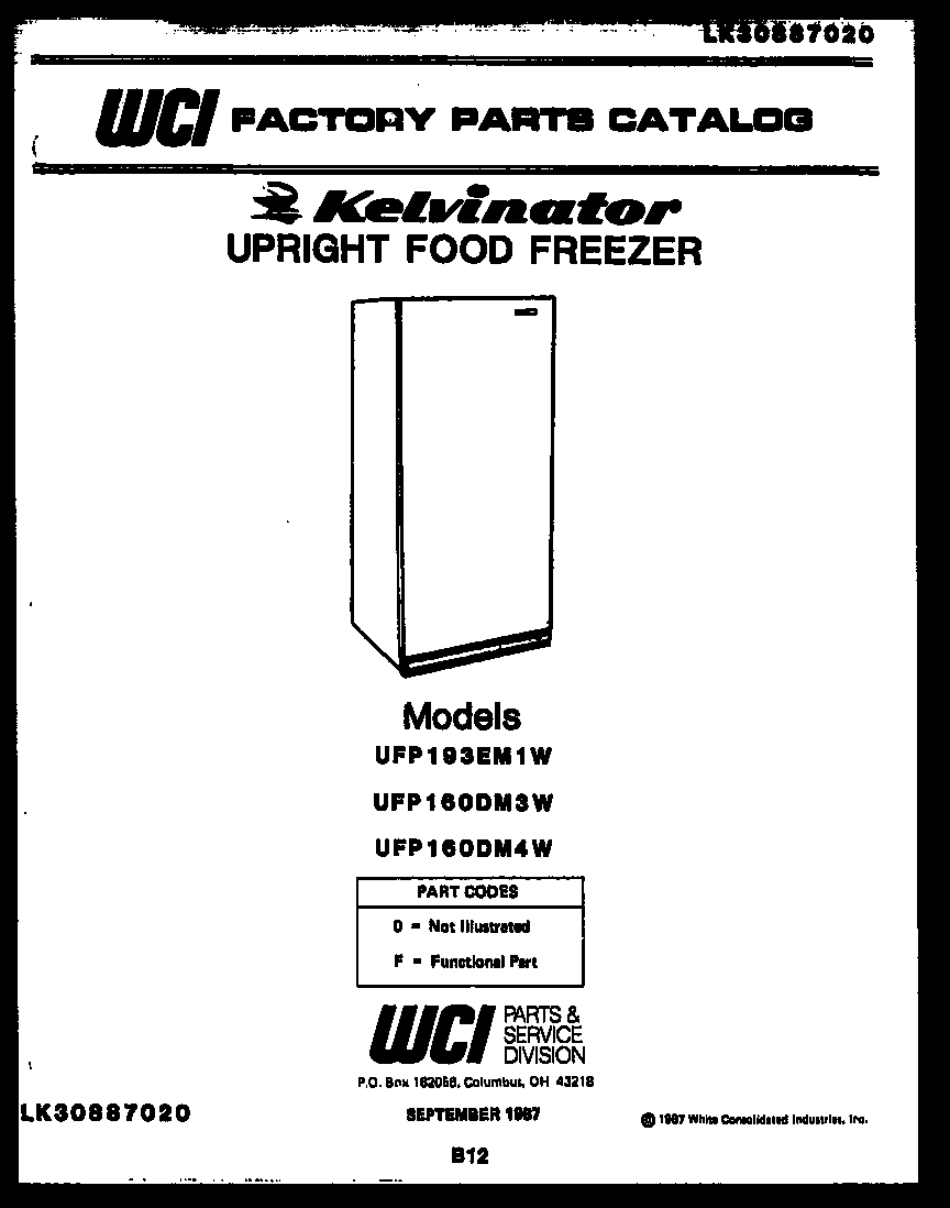 Kelvinator UFP160DM3W null diagram