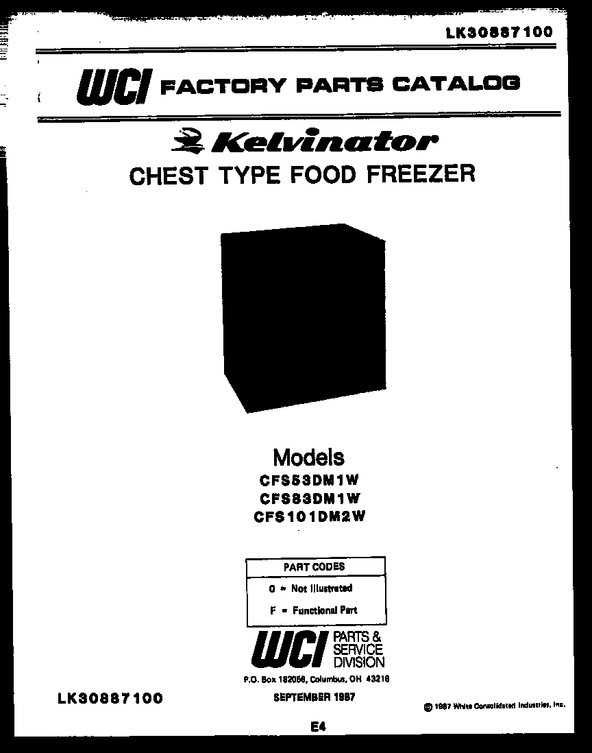 Kelvinator CFS53DM1W null diagram