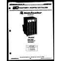 Kelvinator DHC280B1 front cover diagram