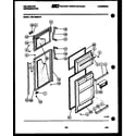 Kelvinator TMK160EN1T door parts diagram