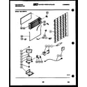 Kelvinator TMK160EN1T system and automatic defrost parts diagram