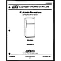 Kelvinator TMK180EN1W cover page diagram