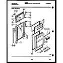 Kelvinator TMK180EN1W door parts diagram