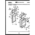 Kelvinator TPK180EN1F door parts diagram