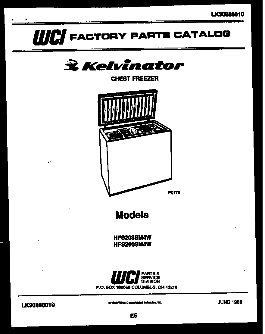 Kelvinator HFS260SM4W null diagram