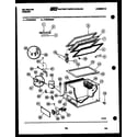 Kelvinator CFS83DM2W chest freezer parts diagram