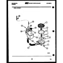 Kelvinator AWP330F1W drain, recirculate parts diagram