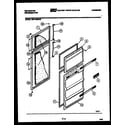 Kelvinator TSK140EN4F door parts diagram