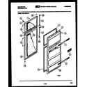 Kelvinator TSK145PN1F door parts diagram