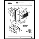 Kelvinator TAK170GN0F system and automatic defrost parts diagram
