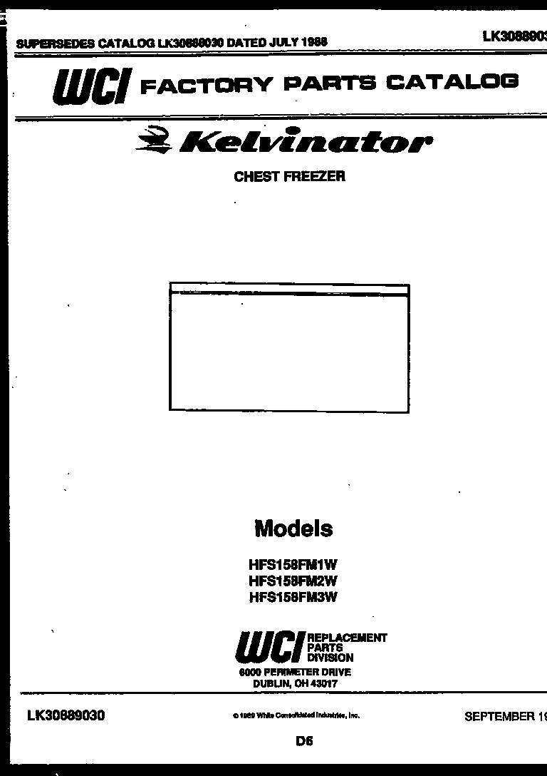 Kelvinator HFS158FM1W null diagram