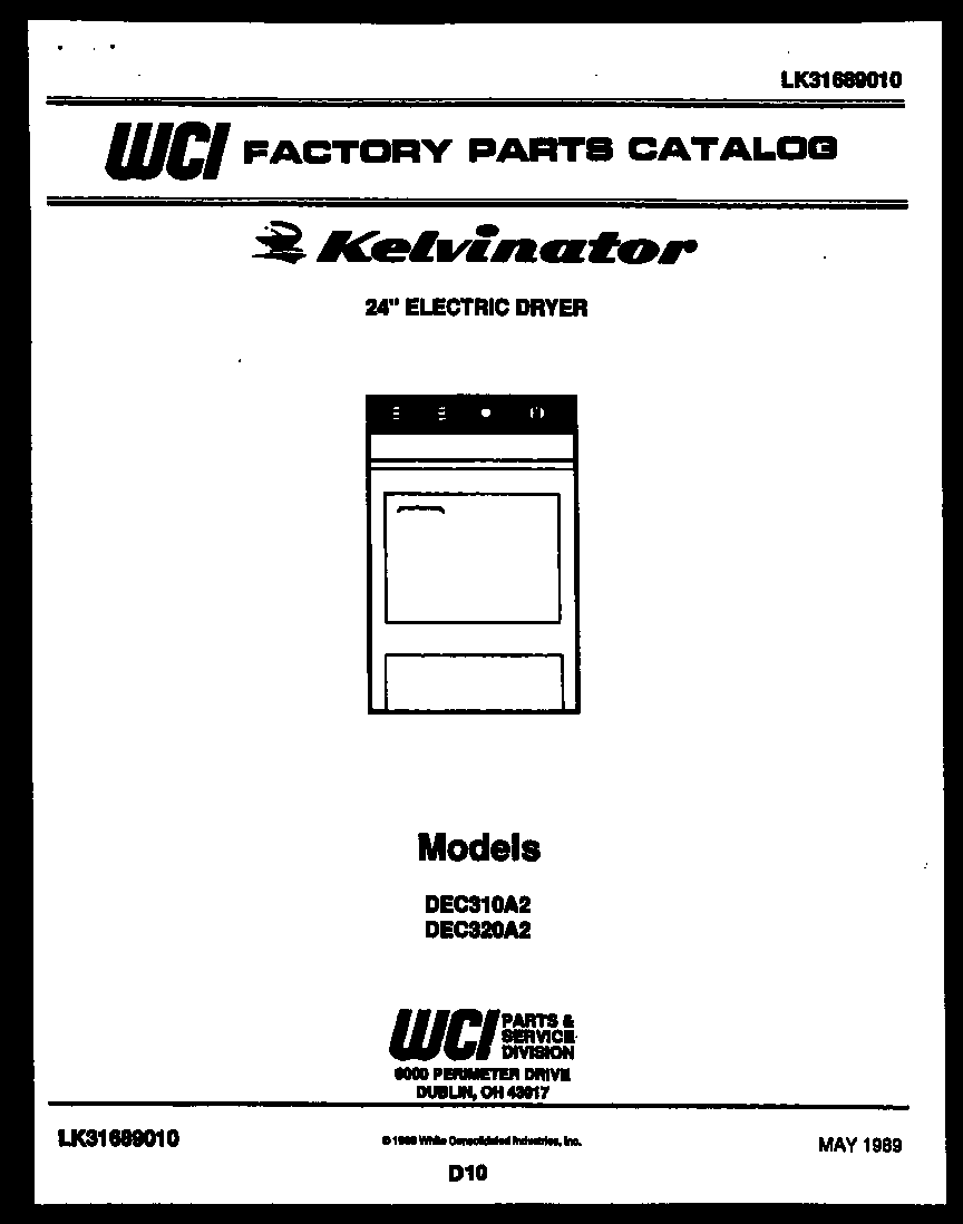 Kelvinator DEC320A2W null diagram